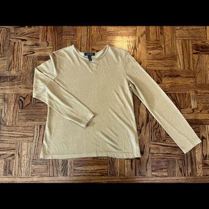Lauren Ralph Lauren Long Sleeved Knit Top L